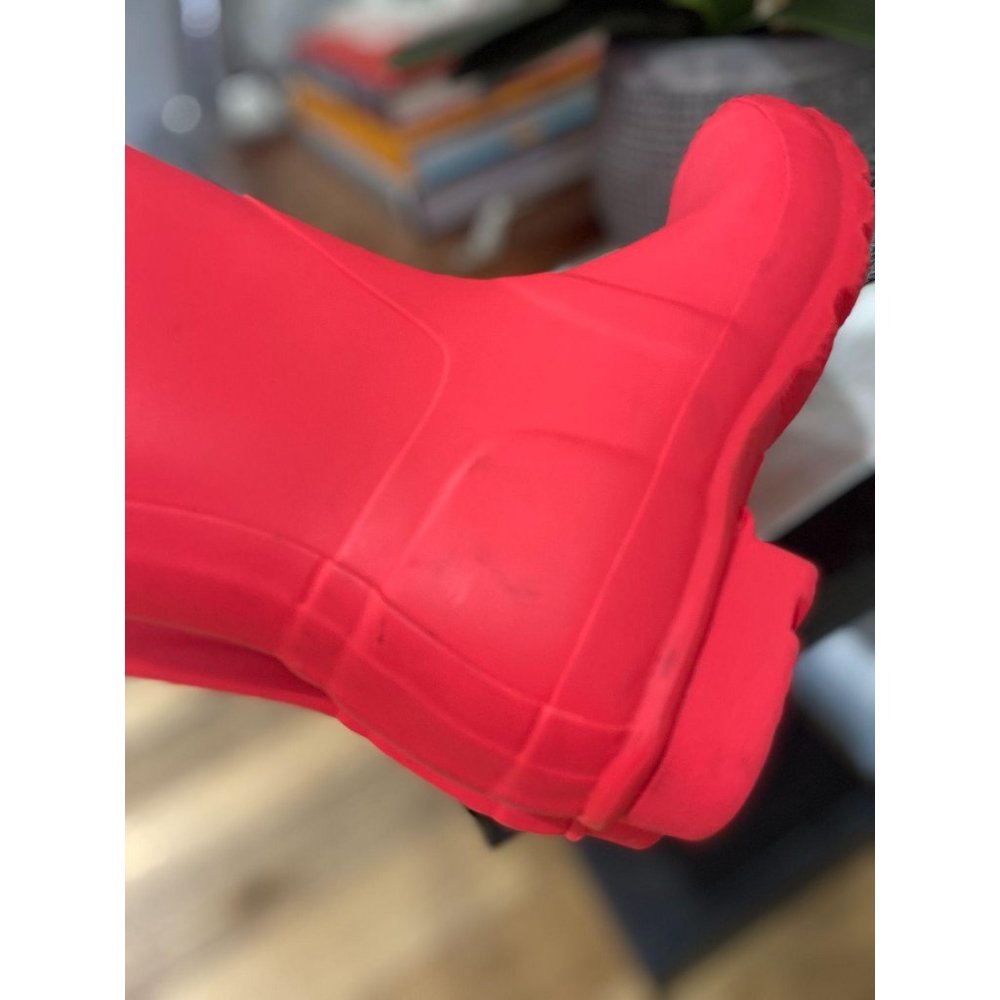Hunter Tall Waterproof Rain Boot Neon Pink 5 - Picture 10 of 11